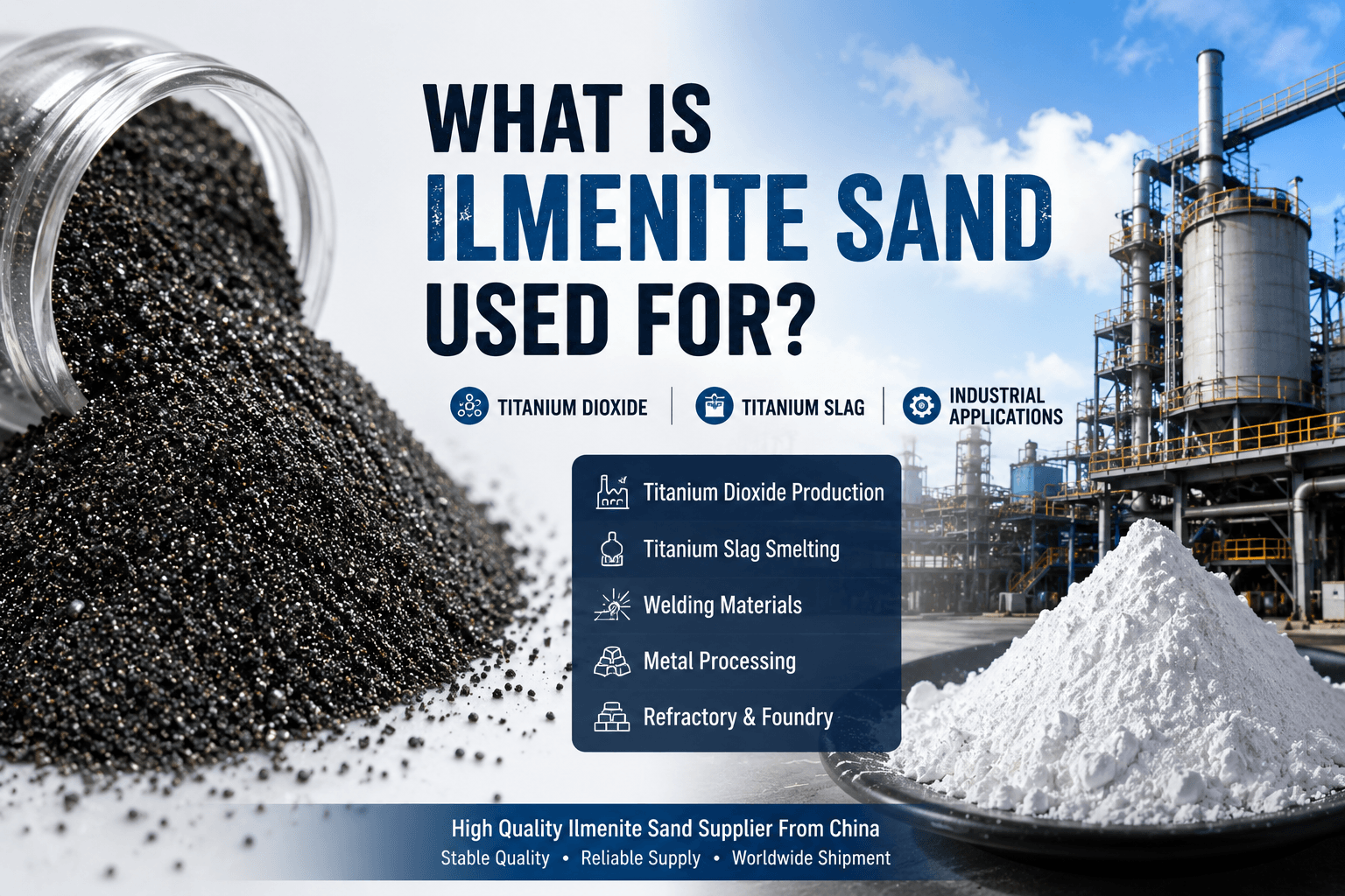 What Is Ilmenite Sand Used For?