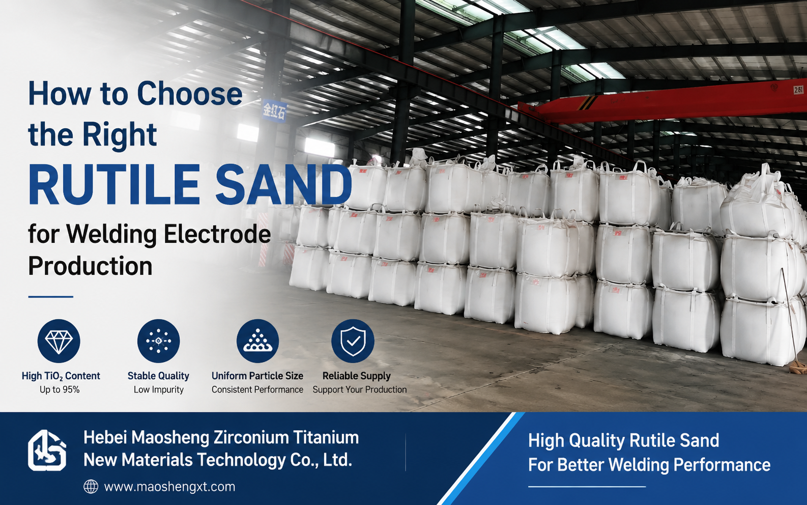 How to Choose the Right Rutile Sand for Welding Electrode Production
