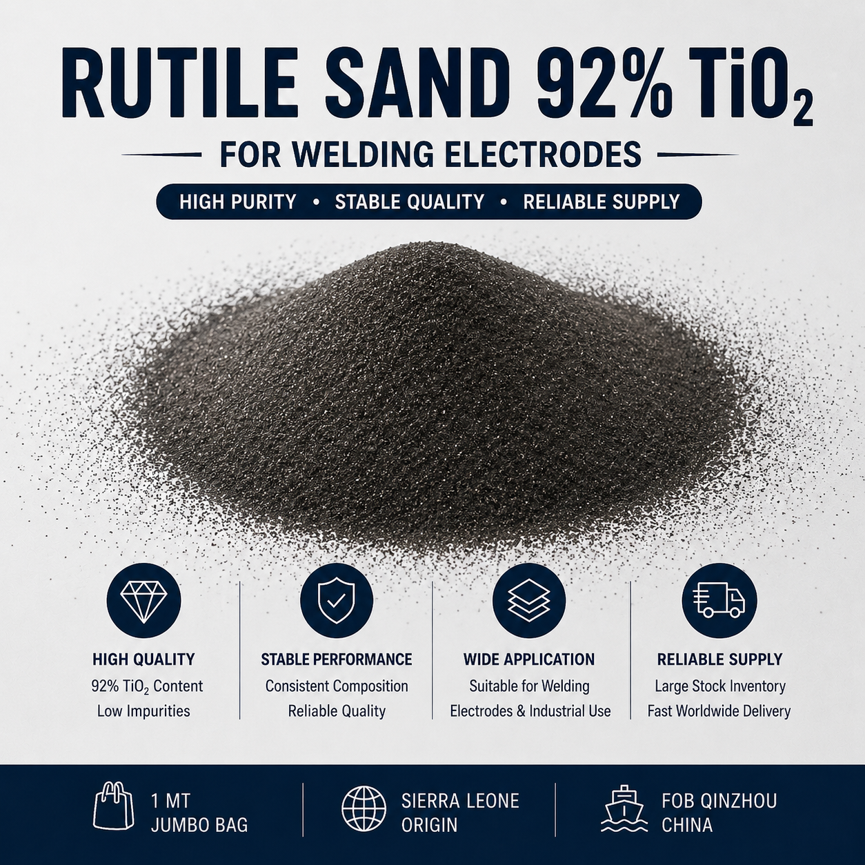 Rutile Sand 92%