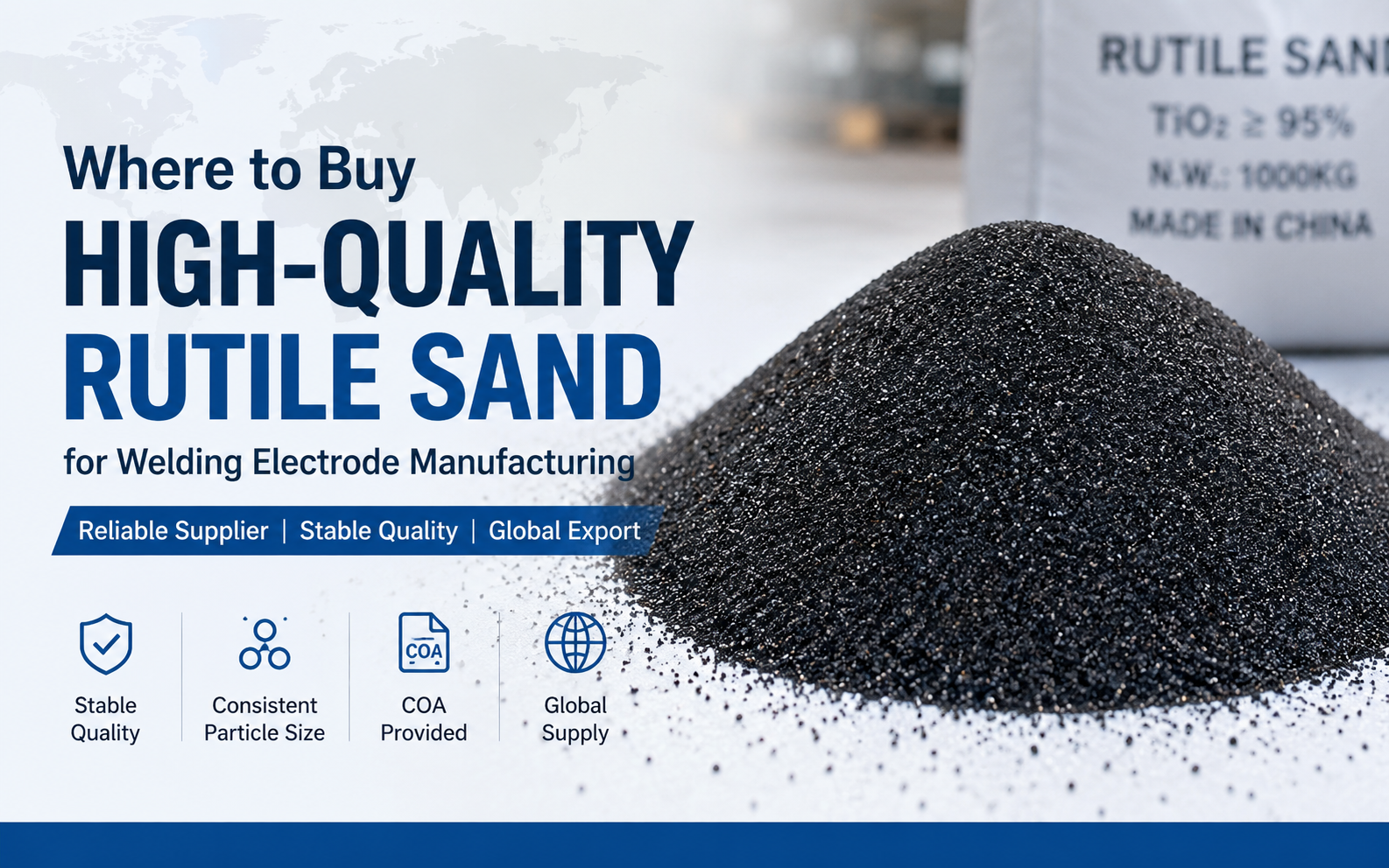 Where to Buy High-Quality Rutile Sand for Welding Electrode Manufacturing